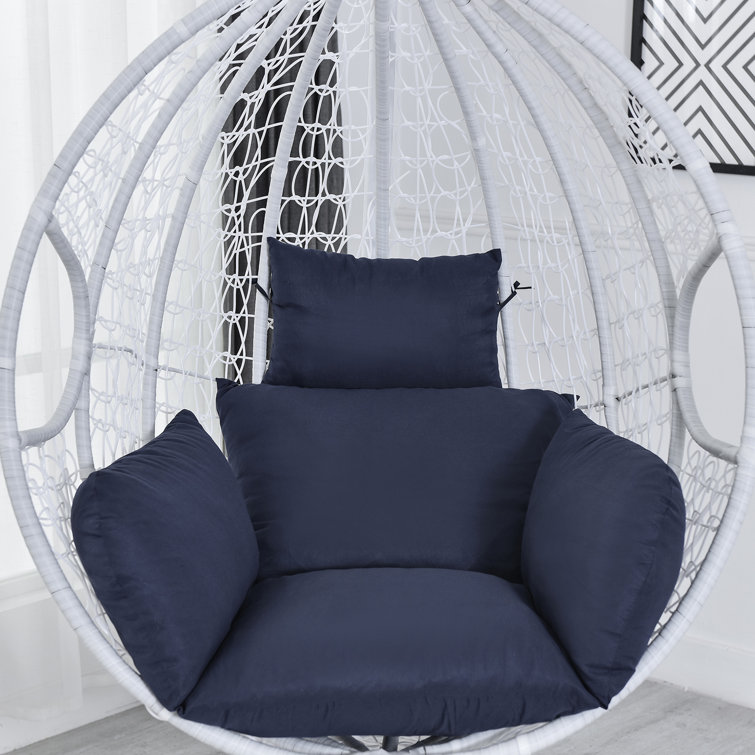 Blue garden chair online cushions